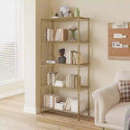 Karl Home 35 pollici Larghezza Scaffale Metallico con Ruote