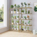 Karl Home 35 pollici Larghezza Scaffale Metallico con Ruote