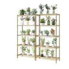 Karl Home 35 pollici Larghezza Scaffale Metallico con Ruote