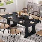 Tribesigns Tavolo da Pranzo per 6-8 Persone, Tavolo da Cucina Moderno da 70,9" per Cena, per Sala da Pranzo, Soggiorno