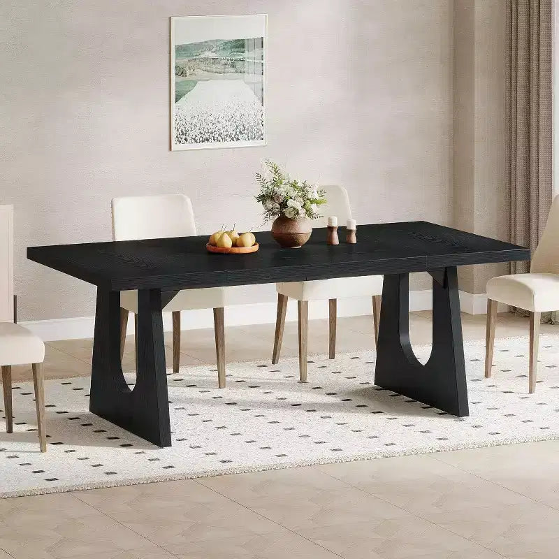 Tribesigns Tavolo da Pranzo per 6-8 Persone, Tavolo da Cucina Moderno da 70,9" per Cena, per Sala da Pranzo, Soggiorno