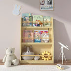 Libreria per bambini a 3 ripiani, porta libri per bambini, aiuta a mantenere in ordine camere da letto, sale giochi e aule, naturale