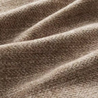 Divano componibile Cloud a 3 posti in ciniglia, in schiuma ad alta densità con bottoni, braccioli ergonomici, base in legno massello per camera da letto/salotto