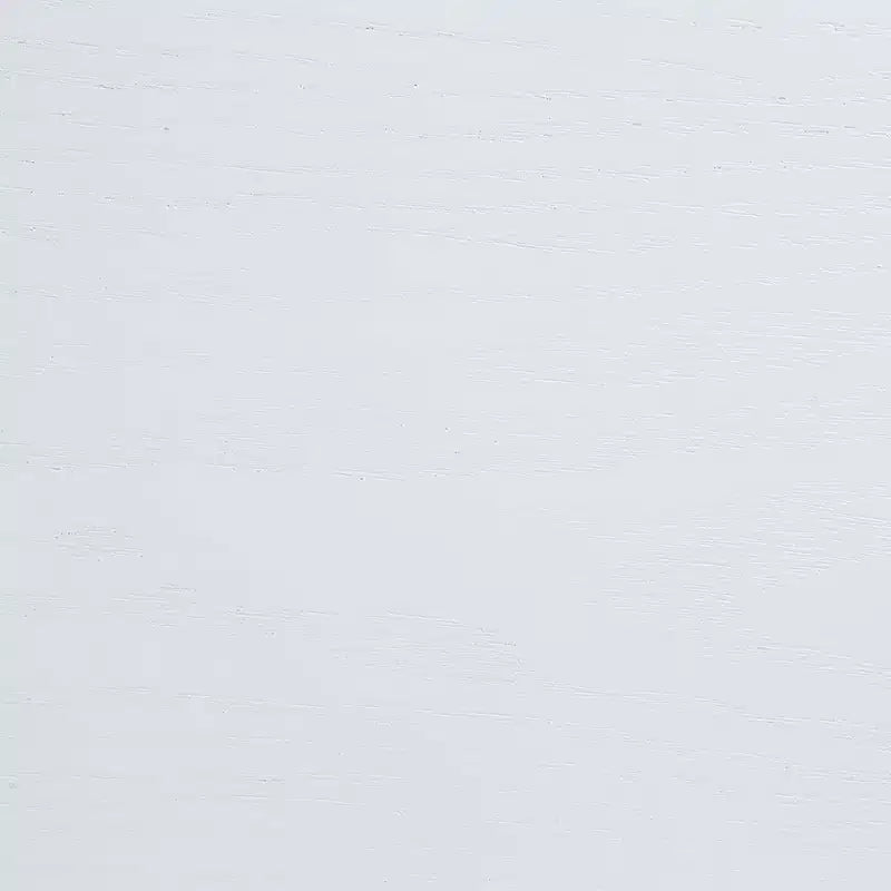 HomeStock Tavolino rotondo con piano in legno, colore bianco, altezza 59 cm, 1 pezzo