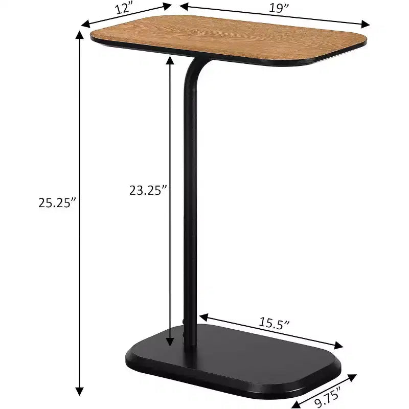 HomeStock Tavolino da Salotto Rettangolare in Legno Marrone, Altezza 64,13 cm, 1 Pezzo