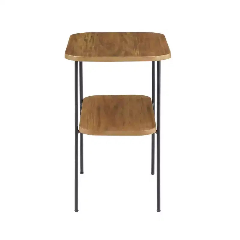 HomeStock Tavolino da Salotto Rettangolare Marrone in Legno da 61 cm - 1 pezzo