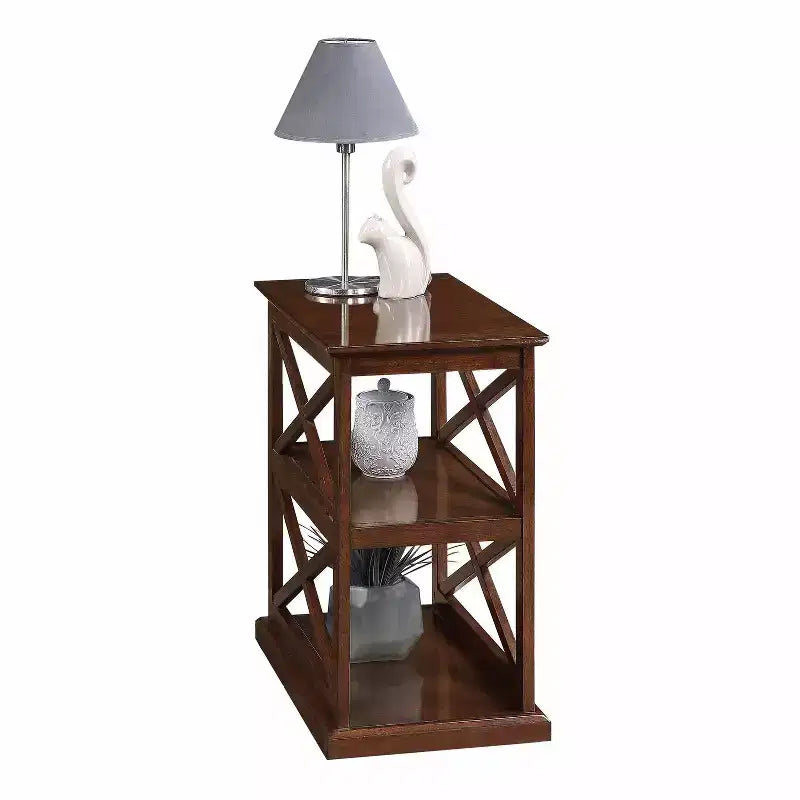 HomeStock Tavolino da Salotto Rettangolare in Legno Marrone 25 pollici A - 1 pezzo