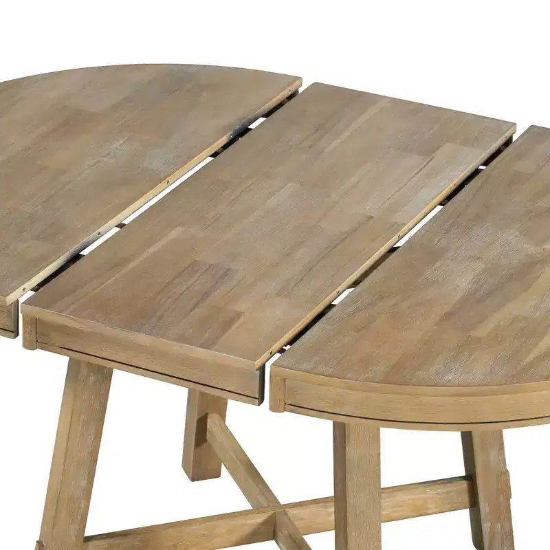 GDFStudio Joyce Tavolo da Pranzo Estensibile 58 in Legno Massiccio