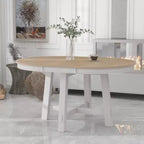 GDFStudio Joyce Tavolo da Pranzo Estensibile 58 in Legno Massiccio