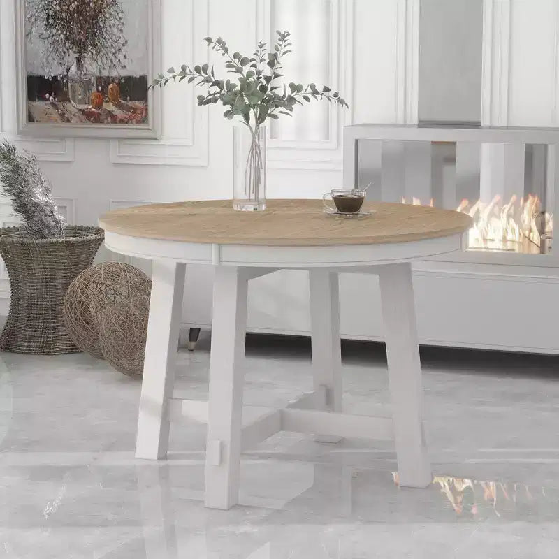 GDFStudio Joyce Tavolo da Pranzo Estensibile 58 in Legno Massiccio