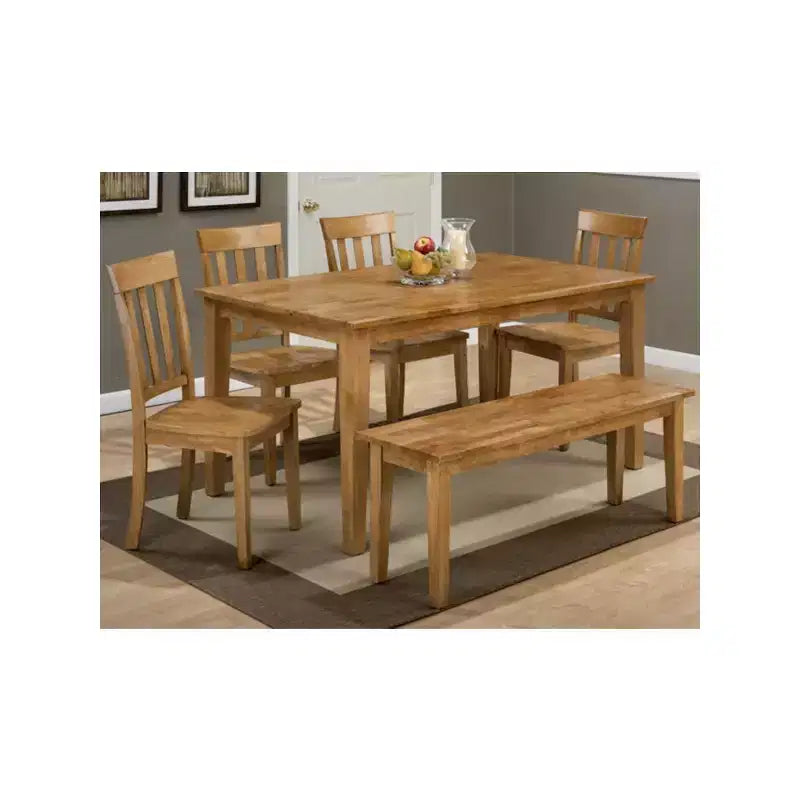 Jofran, panchina classica Simplicity in legno massello 48