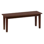 Jofran, panchina classica Simplicity in legno massello 48