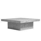 Tavolino da caffè Galano Block in legno multistrato, 35,4 L x 35,4 P x 12,2 A