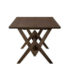 Christopher Knight Home Eleanor Tavolo da pranzo in legno 63 con base doppia a V