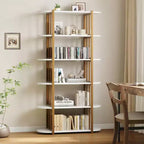Libreria, scaffale a 6 ripiani, unità di stoccaggio industriale a colonna