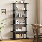 Libreria, scaffale a 6 ripiani, unità di stoccaggio industriale a colonna