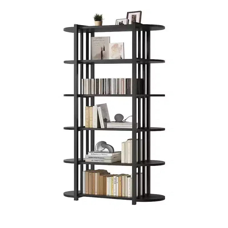 Libreria, scaffale a 6 ripiani, unità di stoccaggio industriale a colonna