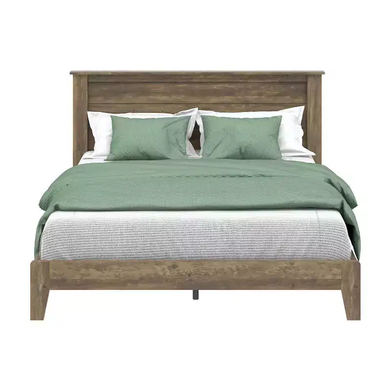 Letto Galano Queen Tiena Lencia con testiera in Rovere Nodoso