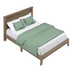 Letto Galano Queen Tiena Lencia con testiera in Rovere Nodoso