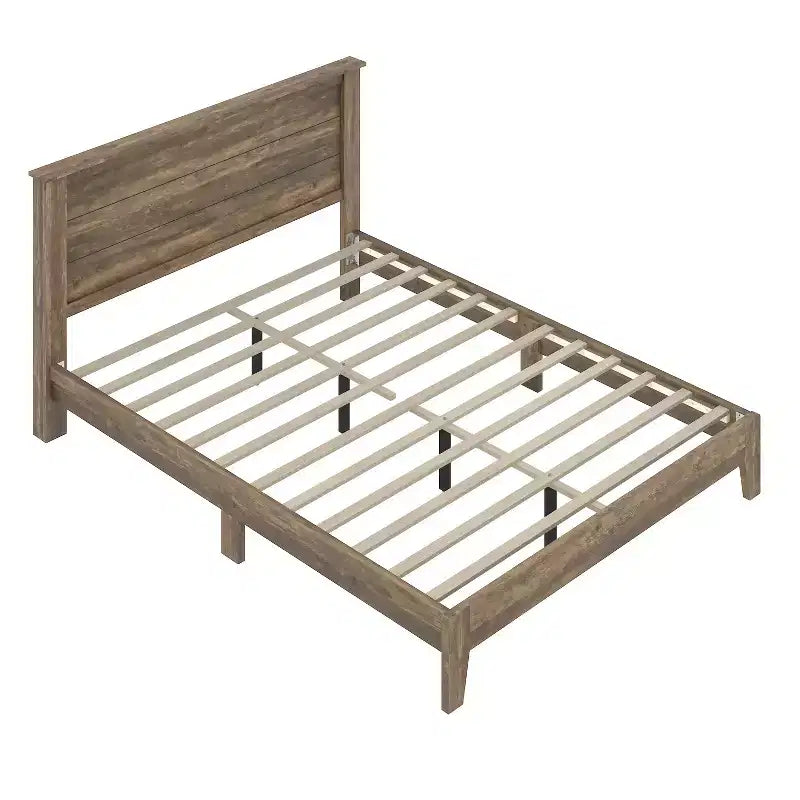 Letto Galano Queen Tiena Lencia con testiera in Rovere Nodoso