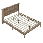Letto Galano Queen Tiena Lencia con testiera in Rovere Nodoso