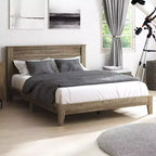 Letto Galano Queen Tiena Lencia con testiera in Rovere Nodoso