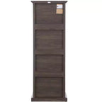 Credenza Alta Moderna con Ante e Ripiani in Vetro - Madia Versatile Autoportante con Cassetto per Soggiorno, Cucina, Sala da Pranzo e Ufficio