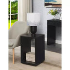 HomeStock Belmont Tavolino Finale Minimalista con Ampio Piano e Ripiano Inferiore, Design Elegante e Finitura Durevole Effetto Legno per l'Arredamento Domestico