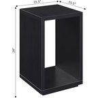 HomeStock Belmont Tavolino Finale Minimalista con Ampio Piano e Ripiano Inferiore, Design Elegante e Finitura Durevole Effetto Legno per l'Arredamento Domestico