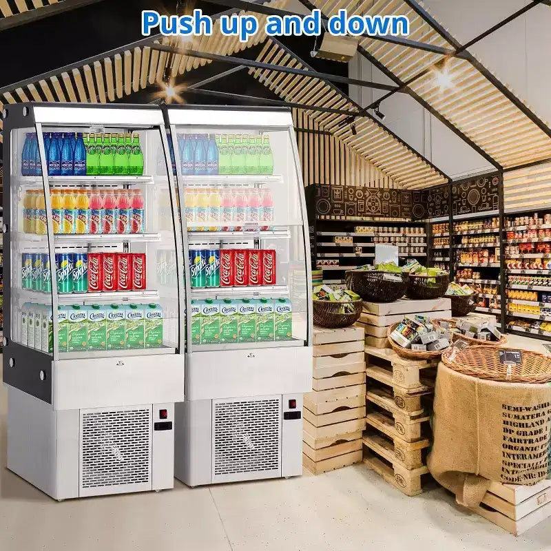 Vetrina per Pasticceria, Vetrina Refrigerata - Frigo per Pasticceria Commerciale da Banco da 249,2 litri con Porta in Vetro Temperato, Illuminazione a LED, Ripiani Regolabili, Bianco