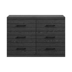 Cassettiera Galano Hamsper a 6 cassetti (Interlock) - Quercia Grigio Scuro