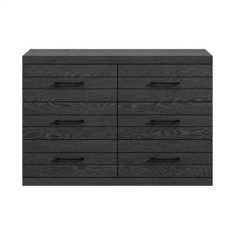 Cassettiera Galano Hamsper a 6 cassetti (Interlock) - Quercia Grigio Scuro