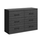 Cassettiera Galano Hamsper a 6 cassetti (Interlock) - Quercia Grigio Scuro