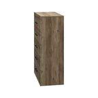 Cassettiera a 5 cassetti Galano Hamsper (interblocco) - Rovere nodoso
