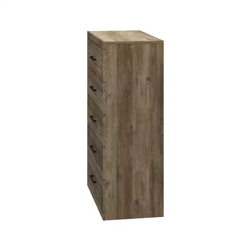 Cassettiera a 5 cassetti Galano Hamsper (interblocco) - Rovere nodoso