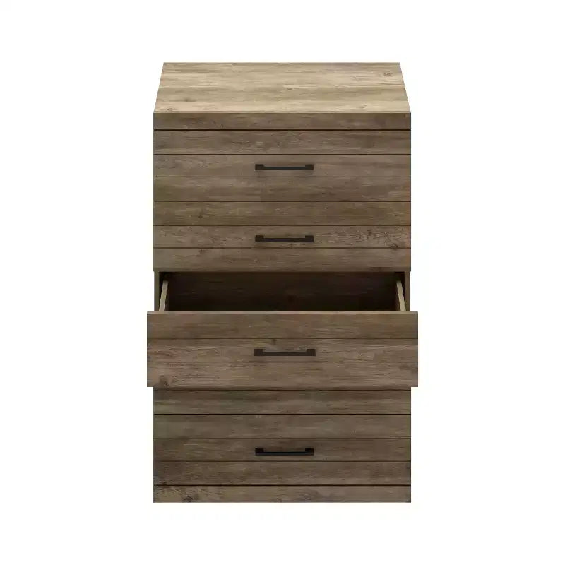 Cassettiera a 5 cassetti Galano Hamsper (interblocco) - Rovere nodoso