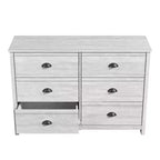 Cassettiera Galano Geodarno a 6 cassetti (Interlock) - Quercia Grigio Polveroso