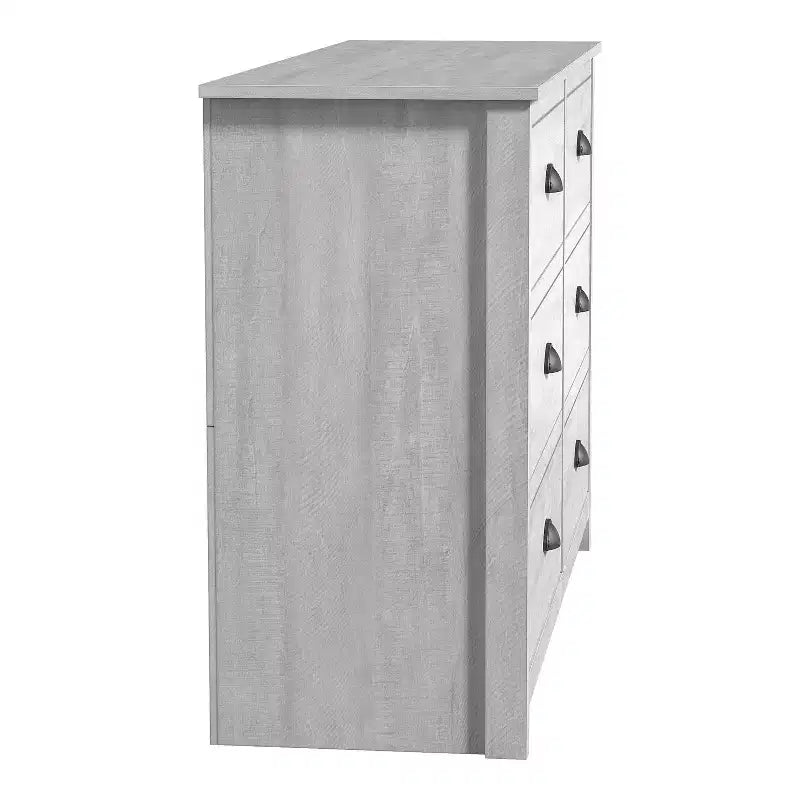 Cassettiera Galano Geodarno a 6 cassetti (Interlock) - Quercia Grigio Polveroso