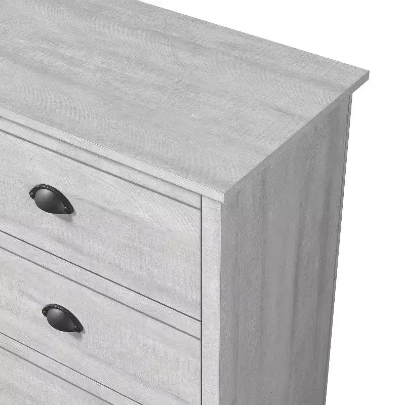 Cassettiera Galano Geodarno a 6 cassetti (Interlock) - Quercia Grigio Polveroso