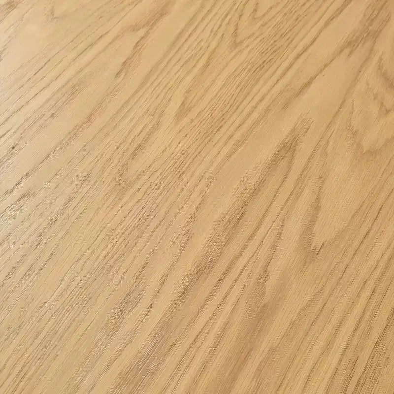PexFix 52 Tavolo Rotondo da Pranzo in Legno Massello Tavolo da Cucina per 4-6 con Piano e Base Conica Scanalata per Soggiorno/Sala da Pranzo Caffè Ufficio Naturale