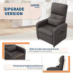 Poltrona reclinabile elettrica con massaggio e riscaldamento, schienale alto imbottito, sedile imbottito, poltrona Home Theater per soggiorno