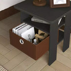 HOMLUX 1 comodino moderno con cassetto rimovibile e ripiano aperto