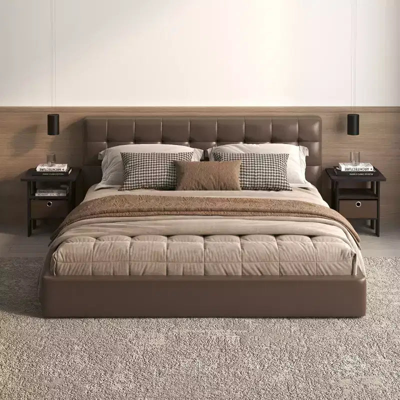 HOMLUX 1 comodino moderno con cassetto rimovibile e ripiano aperto