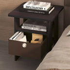 HOMLUX 1 comodino moderno con cassetto rimovibile e ripiano aperto