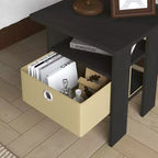HOMLUX 1 comodino moderno con cassetto rimovibile e ripiano aperto