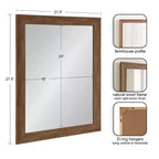 Specchio da Parete Rettangolare per Bagno Kate and Laurel Travon