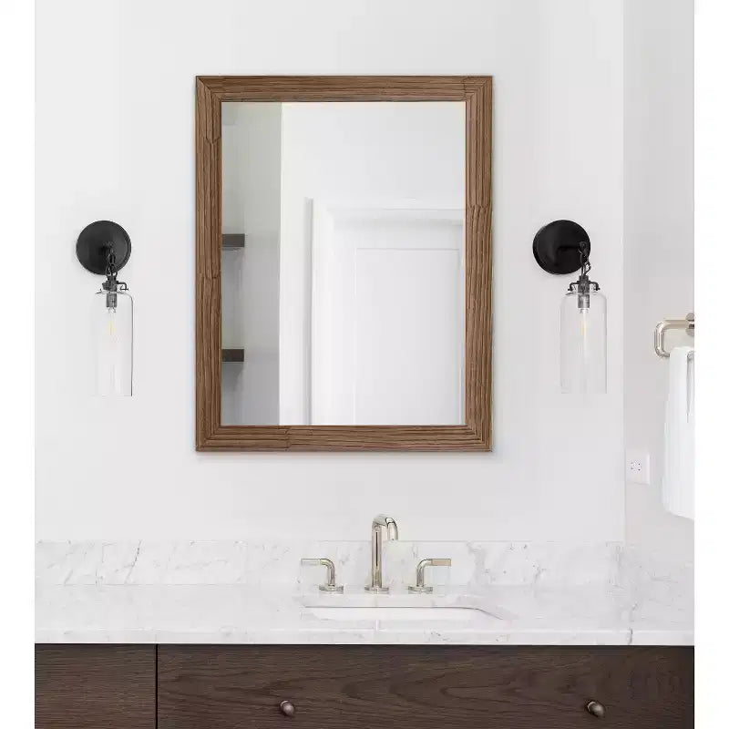 Specchio da Parete Rettangolare per Bagno Kate and Laurel Travon