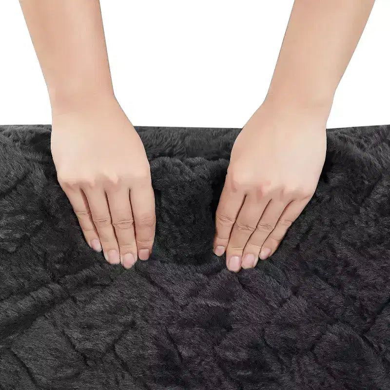 Poltrona divano girevole Whisen a compressione totale con pouf