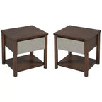 Christopher Knight Home Eliana Comodino Moderno Rustico in Legno con Cassetto e Ripiano Aperto