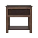 Christopher Knight Home Eliana Comodino Moderno Rustico in Legno con Cassetto e Ripiano Aperto
